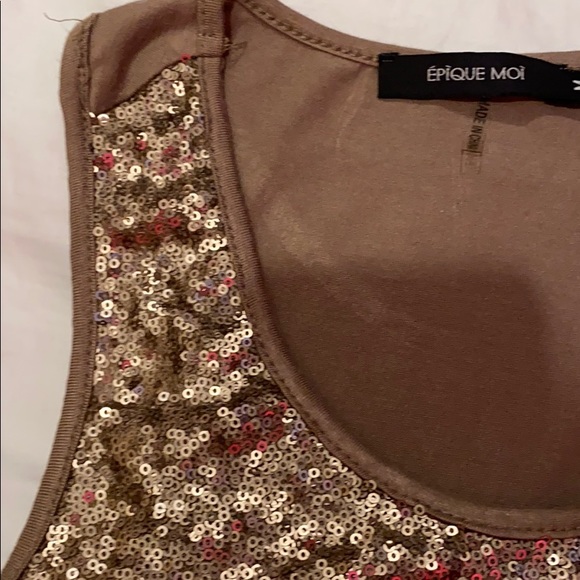 Super Cute Epique Moi Sequin Dress M - Picture 3 of 3